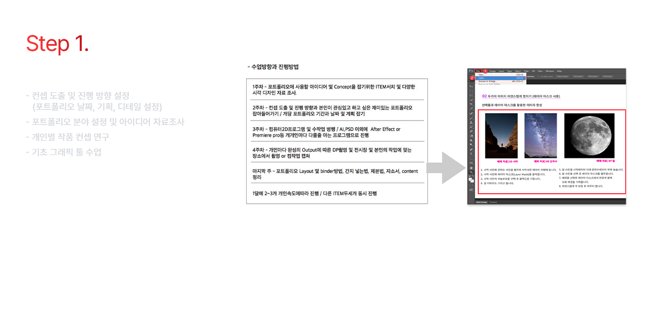 Step 1. ʰ